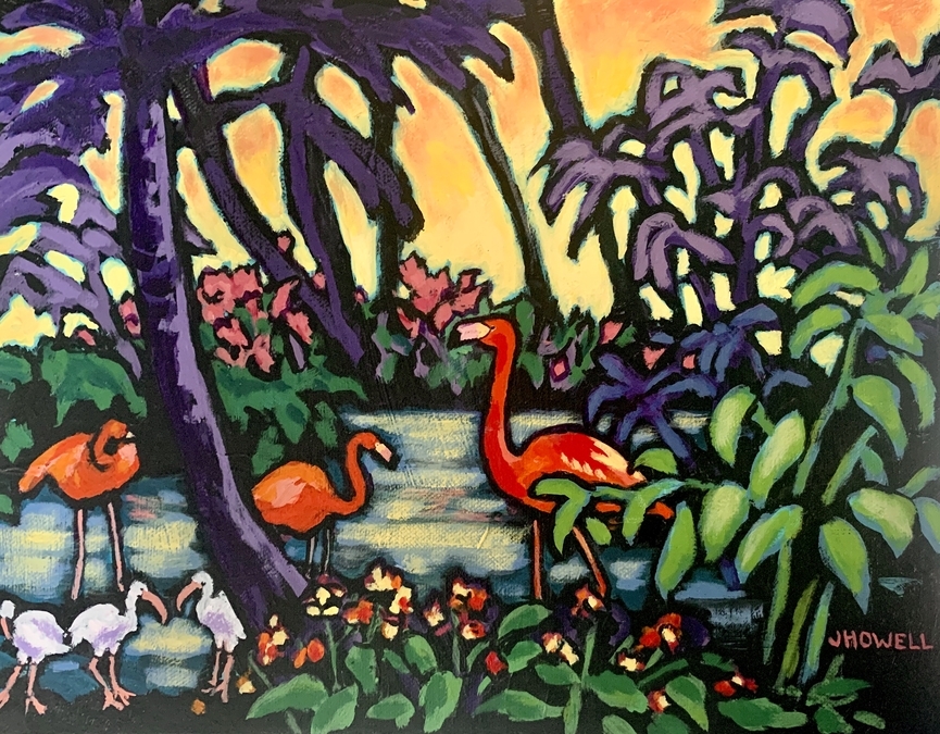 Flamboyant Flamingos