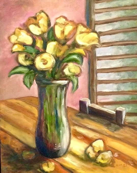 Yellow Roses (framed)