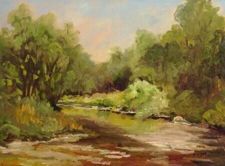 Midsummer at Medway Creek (framed)