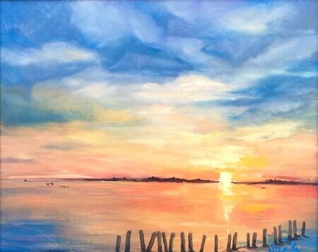 Pincher's Sunset (Framed)